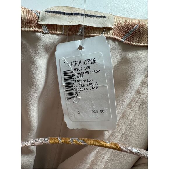 NWT ULLA JOHNSON Izra Metallic Floral Off The Shoulder Maxi Dress - Picture 10 of 10